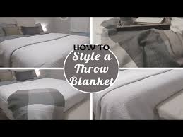 Style A Throw Blanket On Your Bed