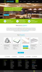 Led Lighting Company Web Page Design Web Design