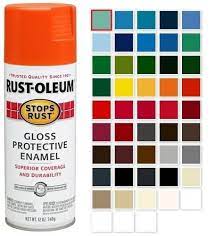Enamel Spray Paint Rustoleum Red