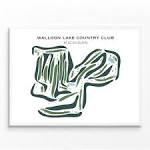 Walloon Lake Country Club Michigan Golf Course Map Golf - Etsy