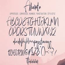 aberata beautiful script font