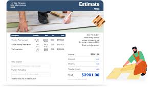 flooring estimate template word excel