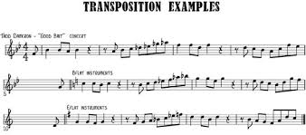Alto Saxophone Transposition Instrument Transposition