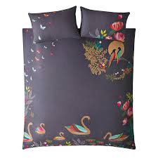 sara miller bedding swan single quilt