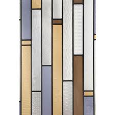Etched glass decorative window film artscape is a thin translucent film that artscape is a thin translucent film that creates the look of stained and etched glass. Artscape 12 In X 83 In Modera Sidelight Decorative Window Film 02 3604 The Home Depot