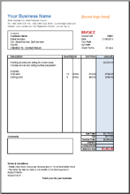 Openoffice Invoice Template Invoice Template Gallery
