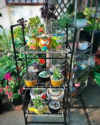Wired Shoe Rack Outdoor Plant Stand 26
