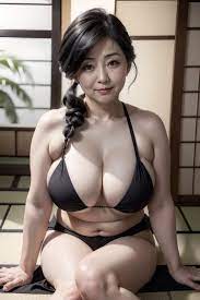 Saggy japanese tits