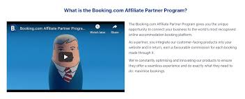 booking com affiliate program review
