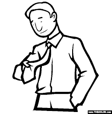 Kids are not exactly the same on the. The Necktie Coloring Page Free The Necktie Online Coloring