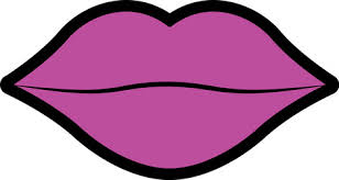cartoon kiss lips vector images over 6