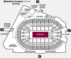 Quickens Loans Arena Seating