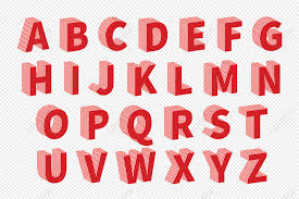 creative 26 english alphabet letter