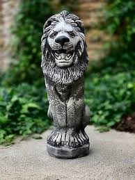 Stone Garden Lion Concrete Lion Figure