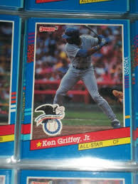 Upper deck star rookie # 1. Ken Griffey Jr 91 Donruss American League All Star Baseball Card