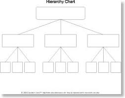 Graphic Organizer Hierarchy Chart