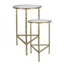 6y5244 Side Table Set Of 2 Ø 35 Ø 30 Cm