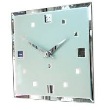 Roco Verre Cubic Bevelled Clock