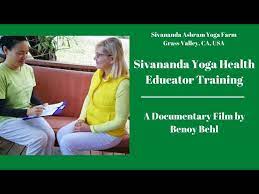 sivananda yoga health educator training