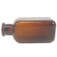 bottles jars vintage amber glass