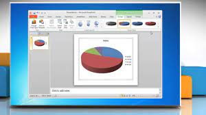 a pie chart in powerpoint 2010