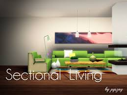 the sims resource sectional living