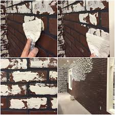 How To DIY A White Faux Brick Wall Schneiderman s {the blog