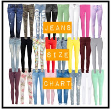 jeans size chart denimblog