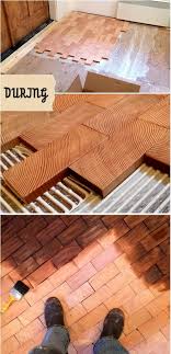 This means that they have an interesting look and some real history behind them. Stylish Affordable Diy End Grain Block Flooring Improvised Life