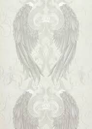 angel wings cream silver metallic 54843