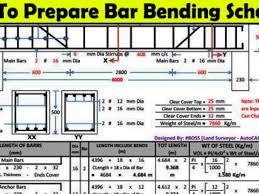 bar bending schedule bbs bbs step