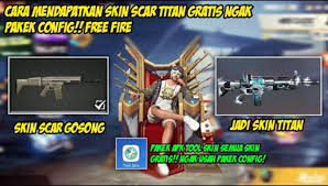 Karena tool skin free fire hanya merubah tampilan background atau skin free fire saja. Tool Skin Apk Ff V15 Gratis Skin Scar Titan Terbaru Anti Banned
