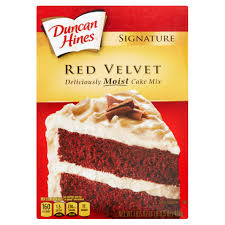 Red colour chocolate cake mix. Duncan Hines Signature Red Velvet Moist Cake Mix 16 5 Oz Walmart Com Walmart Com