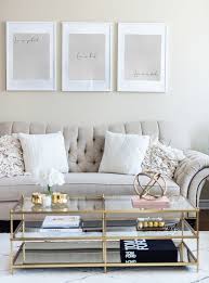 cream and gold living room decor gold