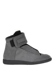 grey high top future sneakers maison