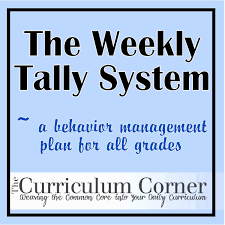The Daily Tally System A Behavior Management Plan The