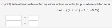 solved 1 point find values of a and b