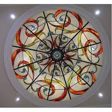 Multicolor Round Stained Glass