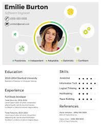 See good cv format examples and templates. Infographic Resume Template Venngage