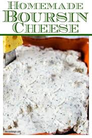 homemade boursin cheese recipe