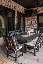 Brick Outdoor Dining Space Refresh
