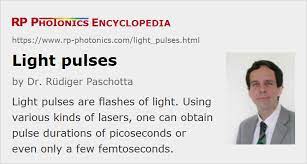 light pulses explained by rp flashes