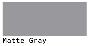 matte gray color codes the hex rgb