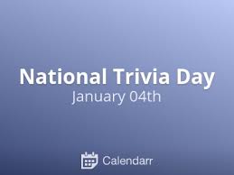 He settled in redwood city, california with his wife and four children. National Trivia Day January 4 Calendarr
