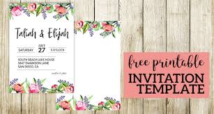 fl wedding invitation template