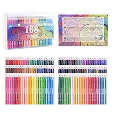 168 Colored Pencils 168 Count Including 12 Metallic 8