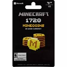 Explore infinite worlds and build everything from the simplest of homes to the grandest of castles. Microsoft Minecraft Gift Card Mine Coins 1720 9 99 Gift Cards Champagne S Supermarket