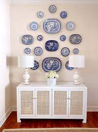 How To Create A Blue White Plate Wall