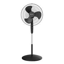 indoor black oscillating pedestal fan