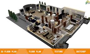 Draw A 3d Floor Plan With Sketchup By